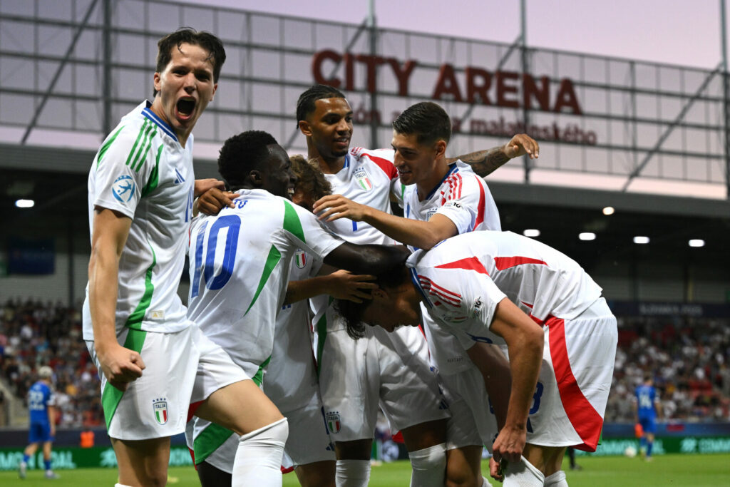 Italia Under21 Esultanza
