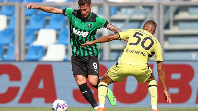 Photo LiveMedia/Luca Amedeo Bizzarri
Reggio Emilia, Italy, September 11, 2022, italian soccer Serie A match
US Sassuolo vs Udinese Calcio
Image shows:
Andrea Pinamonti (US Sassuolo)
LiveMedia - World Copyright