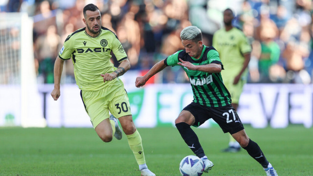 Photo LiveMedia/Luca Amedeo Bizzarri
Reggio Emilia, Italy, September 11, 2022, italian soccer Serie A match
US Sassuolo vs Udinese Calcio
Image shows:
Maxime Lopez (US Sassuolo)
LiveMedia - World Copyright