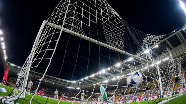 Photo LiveMedia/Alessio Marini
Udine, Italy, October 19, 2022, Italian football Coppa Italia match
Udinese Calcio vs AC Monza
Image shows:
goal of Monza’s Mattia Valoti, ball in the net.
LiveMedia - World Copyright