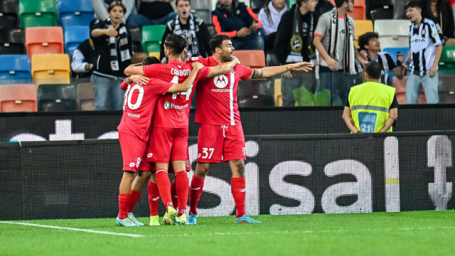 Photo LiveMedia/Alessio Marini
Udine, Italy, October 19, 2022, Italian football Coppa Italia match
Udinese Calcio vs AC Monza
Image shows:
Monza’s Andrea Petagna celebrates after scoring a goal 2-3
LiveMedia - World Copyright