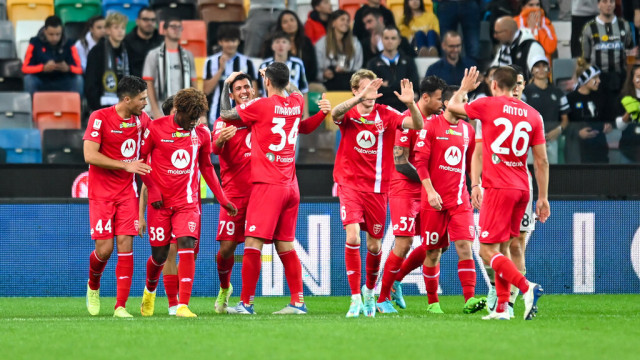 Photo LiveMedia/Alessio Marini
Udine, Italy, October 19, 2022, Italian football Coppa Italia match
Udinese Calcio vs AC Monza
Image shows:
Monza’s Andrea Petagna celebrates after scoring a goal 2-3
LiveMedia - World Copyright