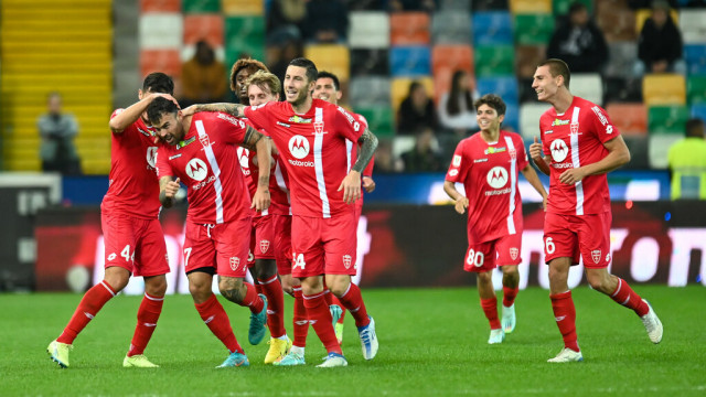 Photo LiveMedia/Alessio Marini
Udine, Italy, October 19, 2022, Italian football Coppa Italia match
Udinese Calcio vs AC Monza
Image shows:
Monza’s Andrea Petagna celebrates after scoring a goal 2-3
LiveMedia - World Copyright