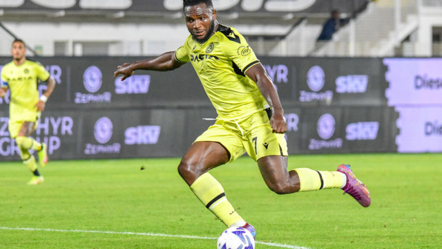 Photo LiveMedia/Cucco Ricucchi
La Spezia, Italy, November 08, 2022, italian soccer Serie A match
Spezia Calcio vs Udinese Calcio
Image shows:
Udinese's Isaac Success
LiveMedia - World Copyright